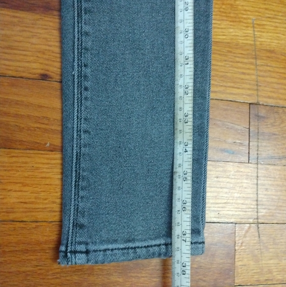 NWT Ladies Grey Gray Mid-Rise Skinny Collin Hudson Jeans Pants 24 (US 0) - Picture 12 of 16